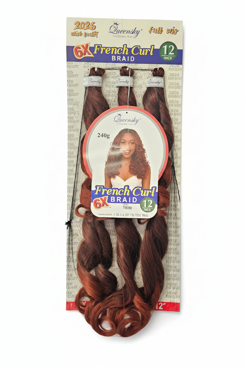 French Curls Braid 6X 12"
