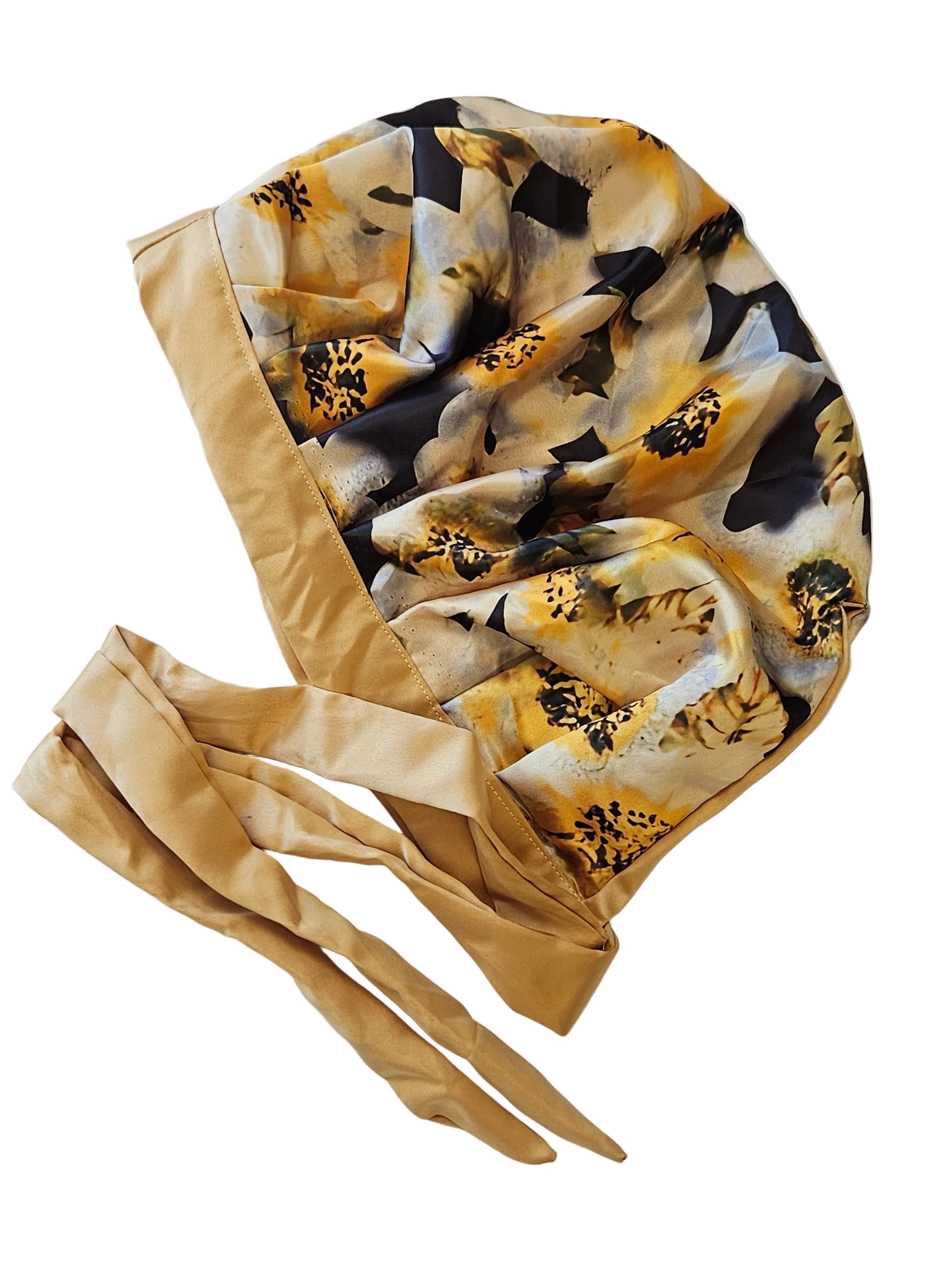 Premium Double-Layer Satin Hair Bonnet for Sleeping Large Size.