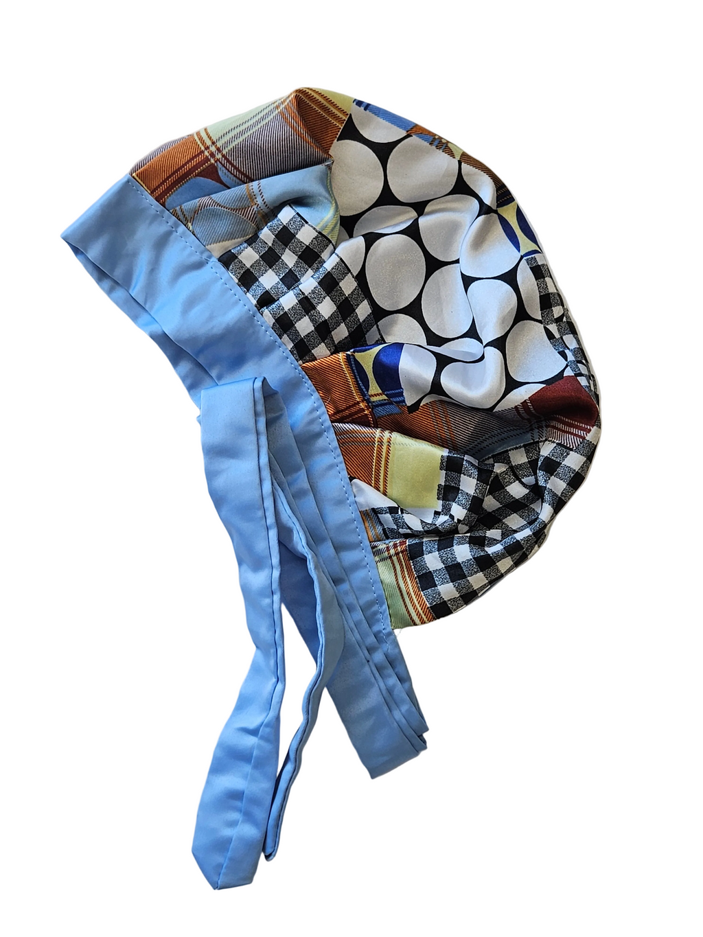 Premium Double-Layer Satin Hair Bonnet for Sleeping Large Size.
