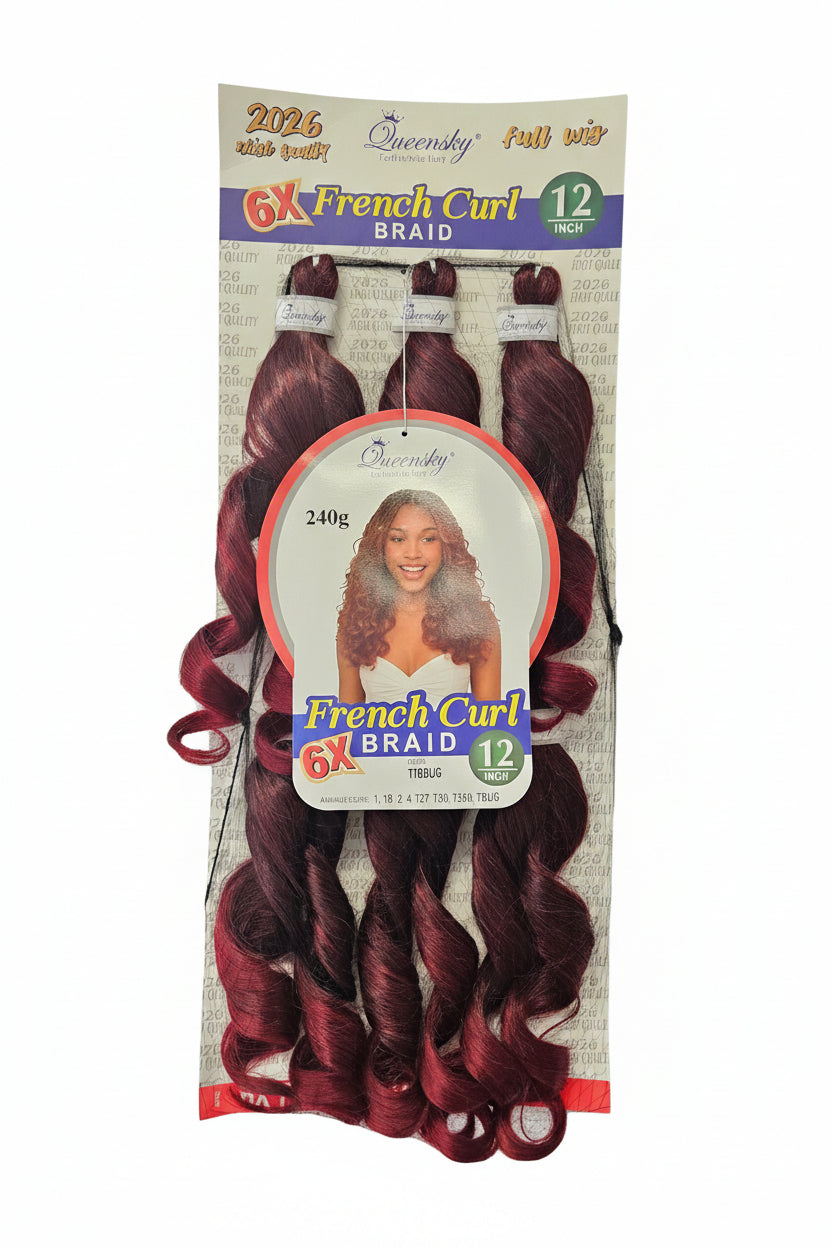 French Curls Braid 6X 12"