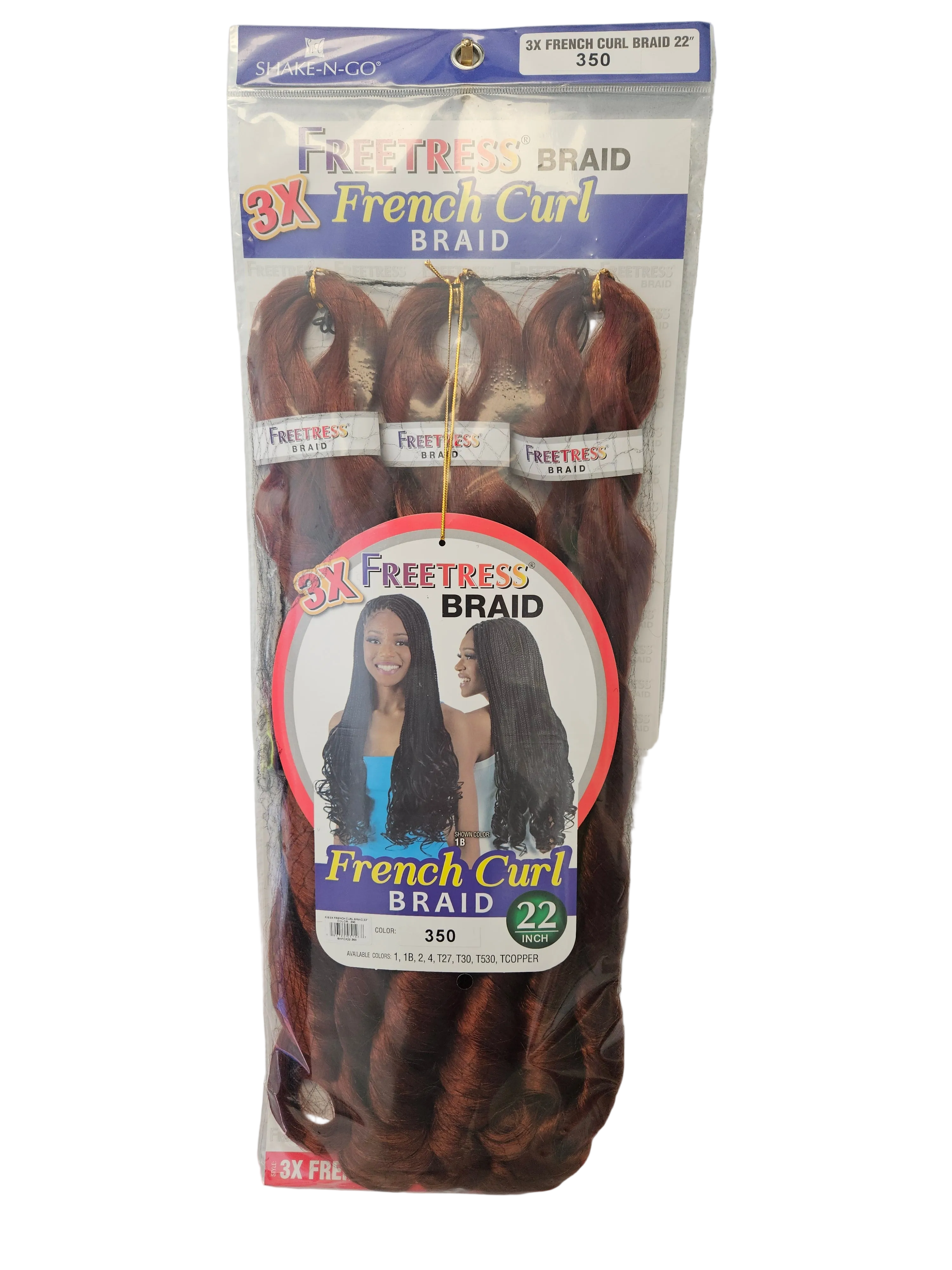 SHAKE-N-GO Freetress Braid 3X French Curl